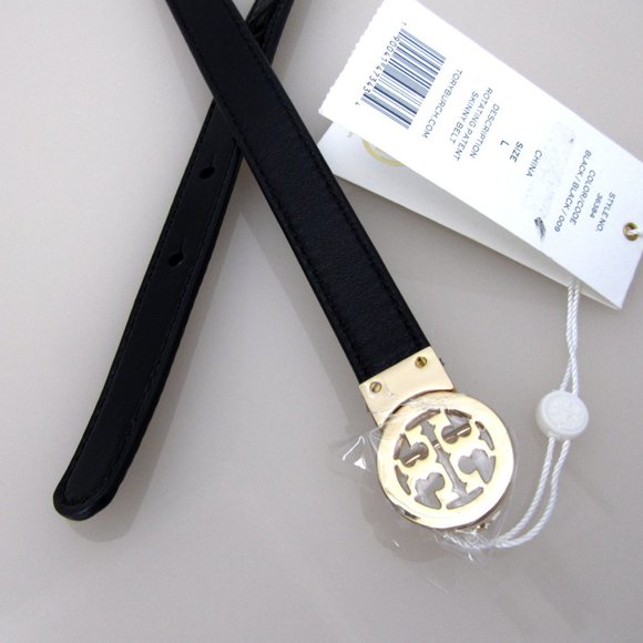 SOLD * Tory Burch Reversible Patent Matte Belt - Picture 3 of 6